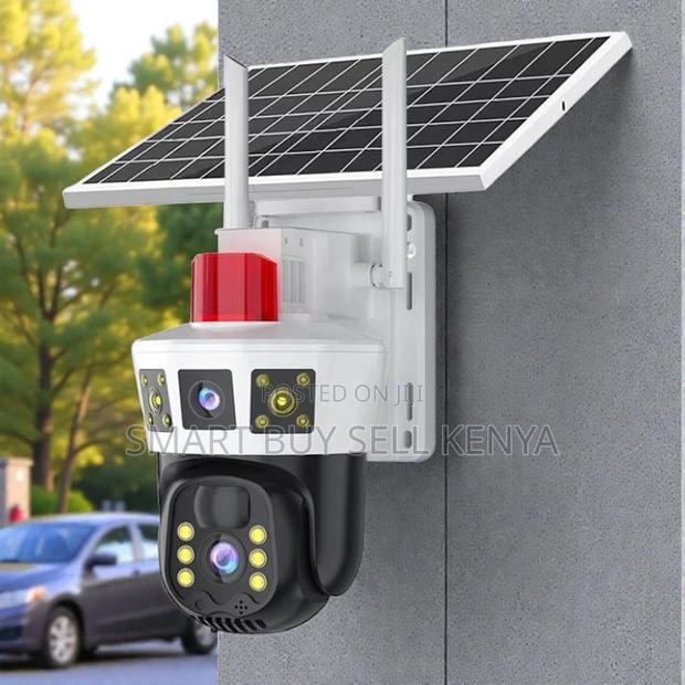 Humanoid Detection and Auto Tracking Dual Lens 4g PTZ Solar Camera