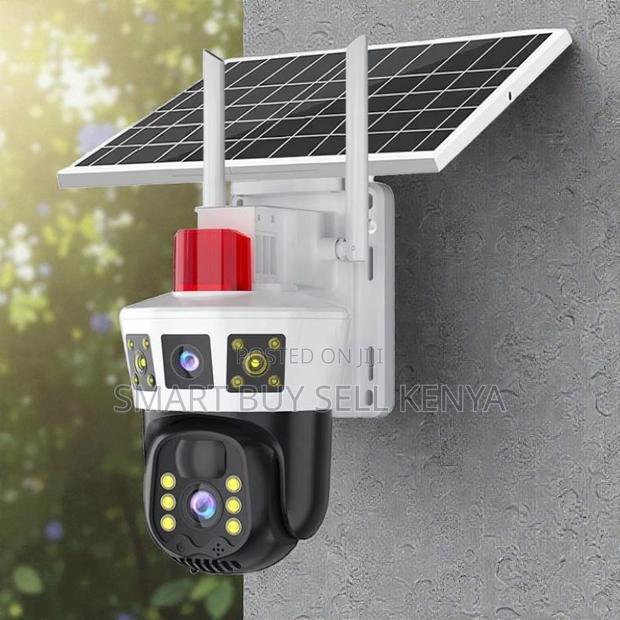 Ai Auto Human Movement Tracking Dual Lens 4g PTZ Solar Camera