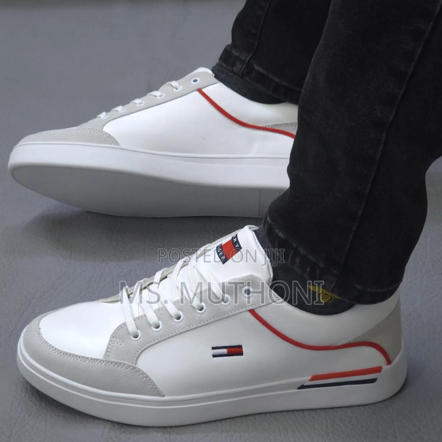 Tommy Hilfiger With Low-Top Casual Sneakers With Signature Flag Logo