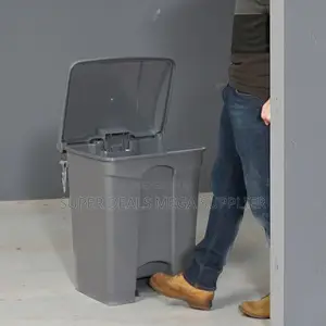Homes, Offices and Clinics 30l Hard Plastic Step Pedal Waste Dust Bin