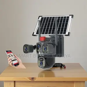High Definition 3mp Hd Multiple Lens 4g PTZ Outdoor Solar Camera