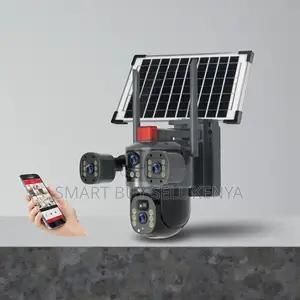 Two-Way Audio Support Multiple Lens 4g PTZ Outdoor Solar Camera