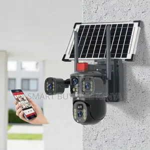 Full-Color 24/7 Night Vision Multiple Lens 4g PTZ Solar Camera