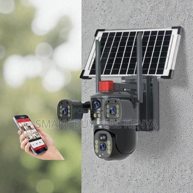 Cloud Backup Support Multiple Lens 4g PTZ Outdoor Solar Camera - main view