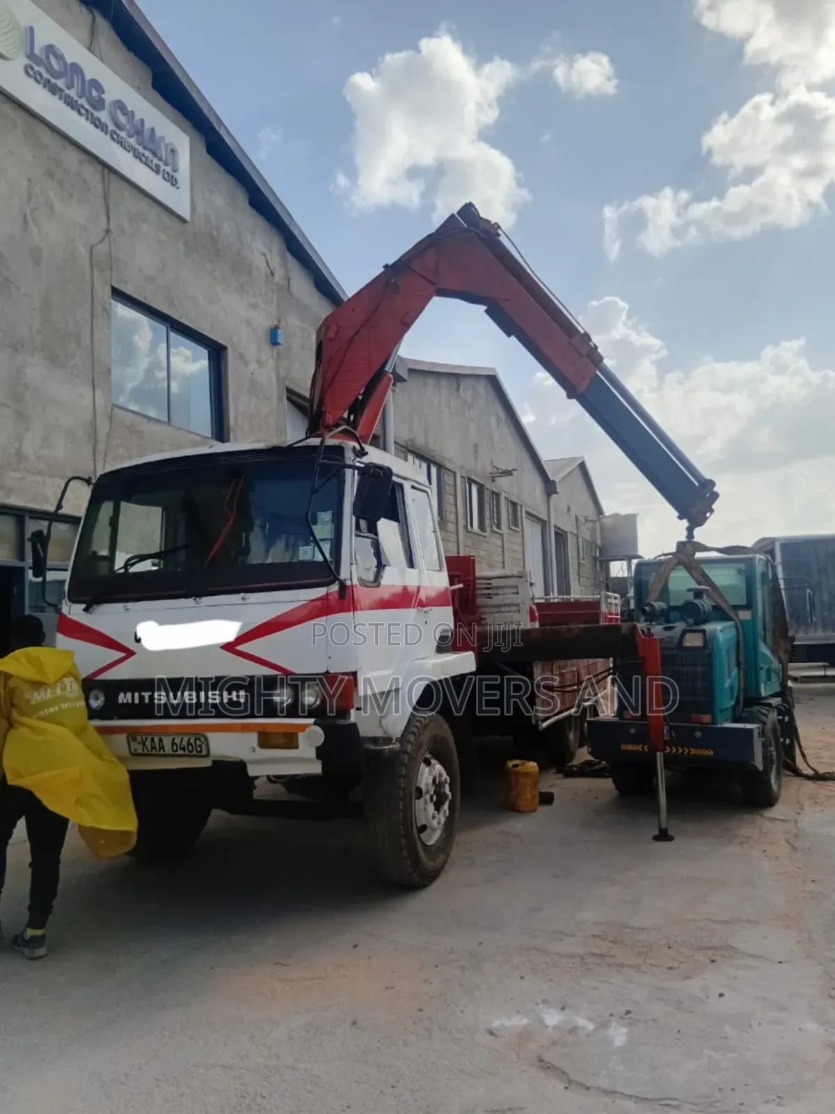 Transit Trucks With Lifting Cranes Are Readily Available for Jobs