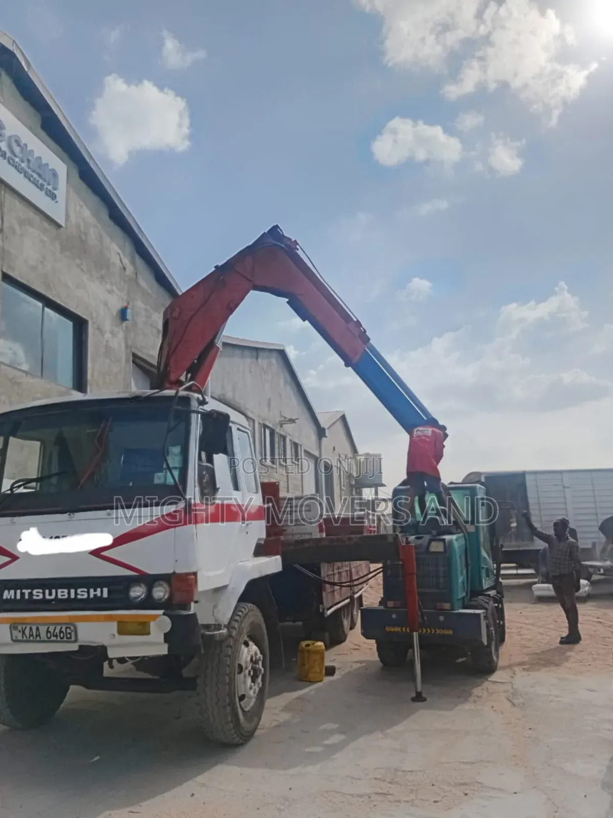 Transit Trucks With Lifting Cranes Are Readily Available for Jobs