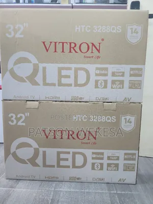 Vitron 32 Inch Qled Smart Android Tv Htc3288qs With Bluetooth