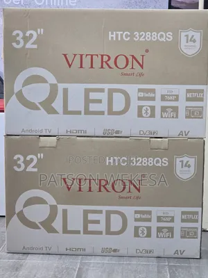Vitron 32 Inch Qled Smart Android Tv Htc3288qs With Bluetooth
