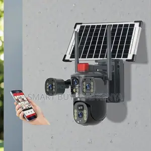 Ultra-Low Power Multiple Lens 4g PTZ Rotating Outdoor Solar Cam
