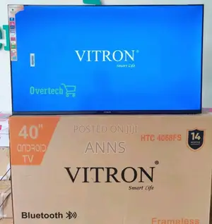 Bluetooth Enabled Vitron 40 Inch Android Tv