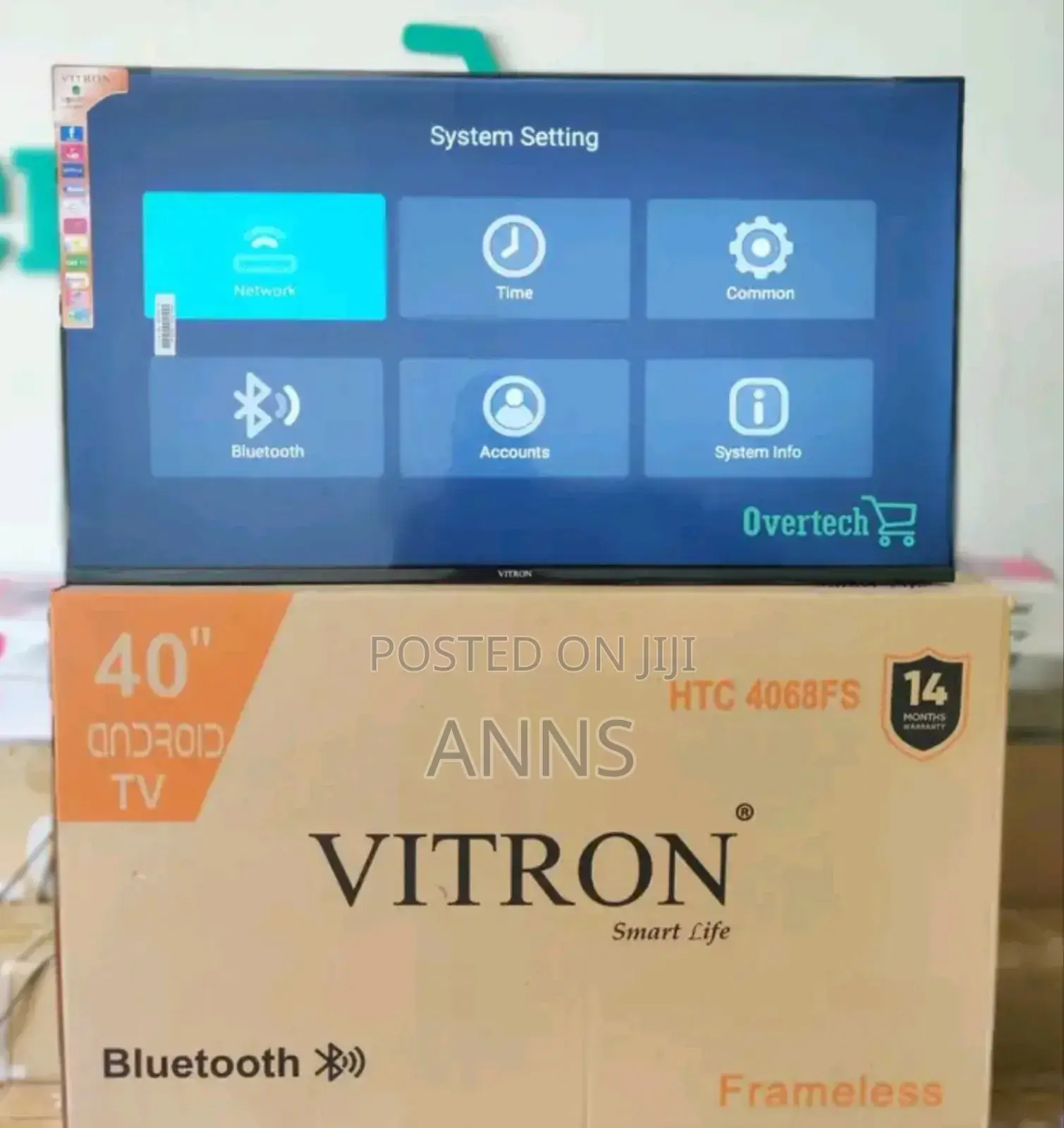 Wifi Enabled Vitron 40 Inch Android Tv