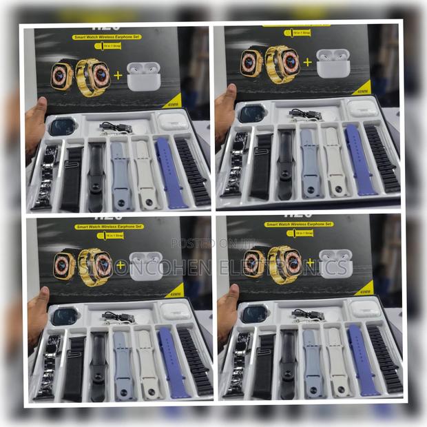 H20 Ultra Max Suit Smart Watch  10in1 Strap - thumbnail 3