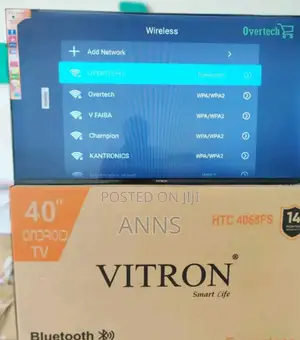 Frameless 40 Inch Android Television