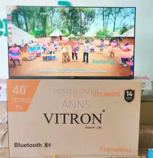 With Warranty 40 Inch Vitron Television