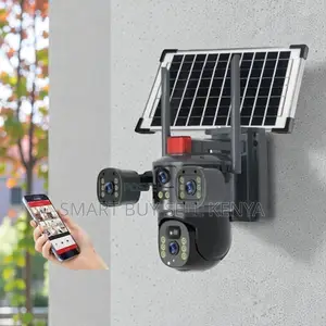 Remote Control and Monitoring Multiple Lens 4g PTZ Solar Camera