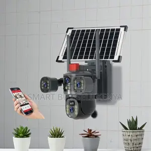 Automatic Spotlight Activation Multiple Lens 4g PTZ Solar Camera