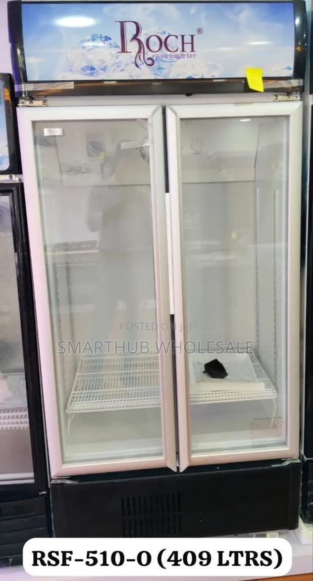 505 Litres Roch Vertical Showcase Model RSF-680-O (Side by Size - main view