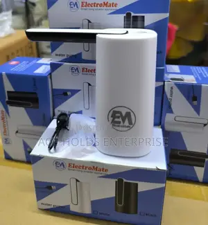 Rechargeable Electric Water Pump - (Black White)