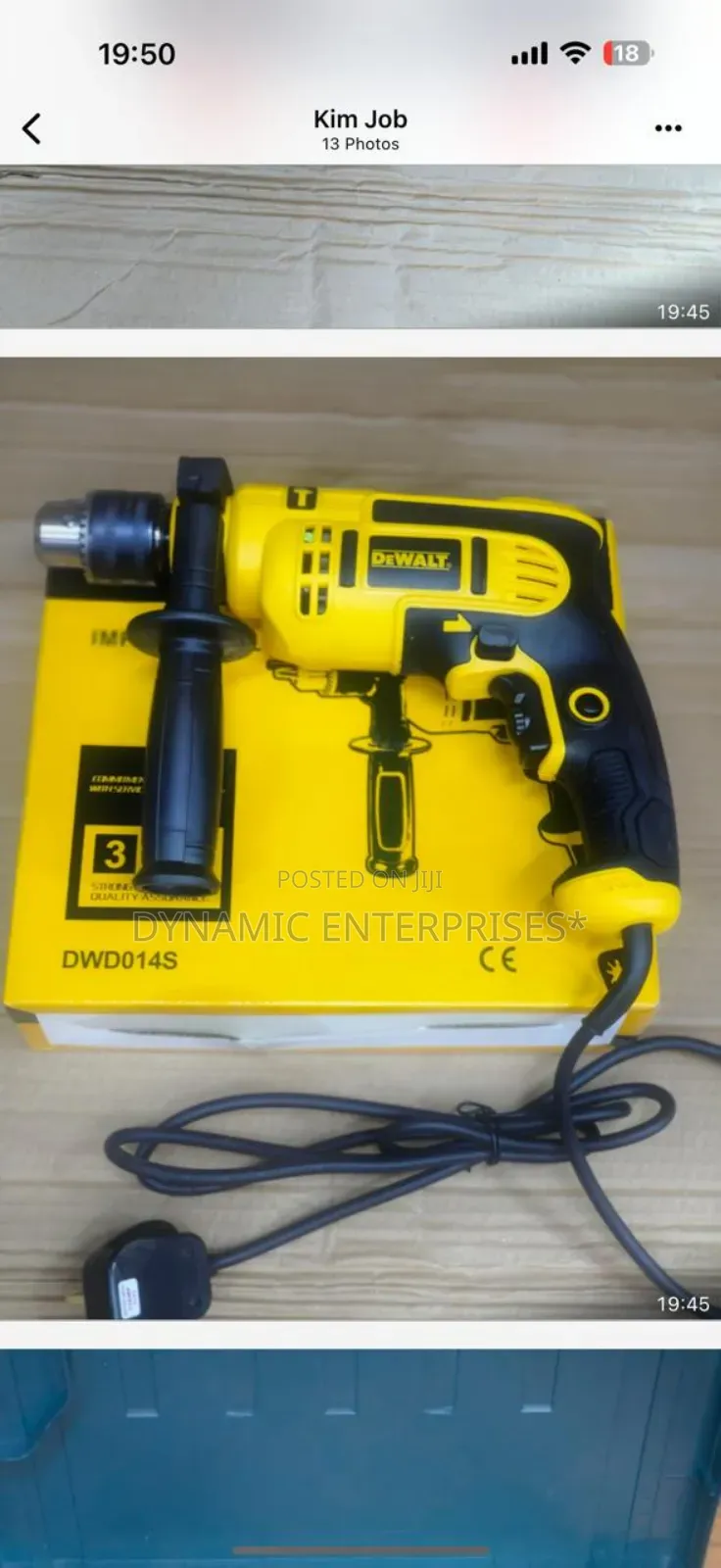 Dewalt Dwd014s-Qs Rotary Drill.
