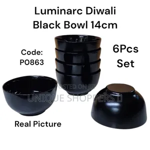 Code: P0863 
Luminarc Diwali Black Bowl