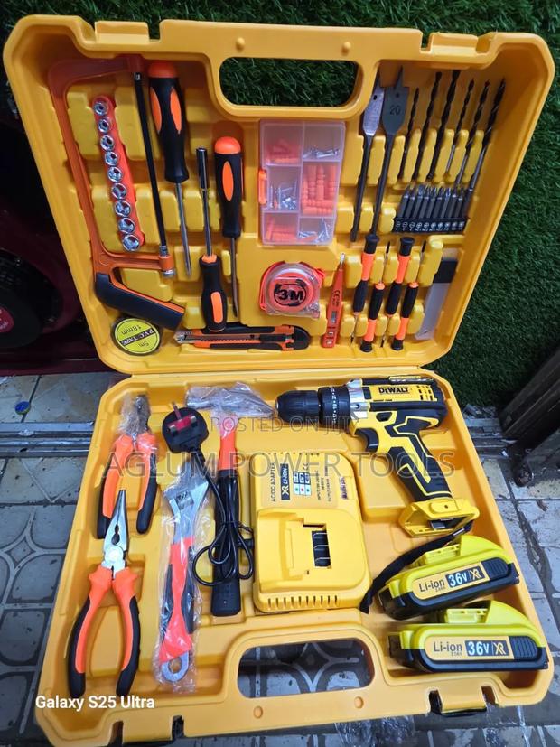 Cordless Drill Dewalt Toolset 36v - thumbnail 2