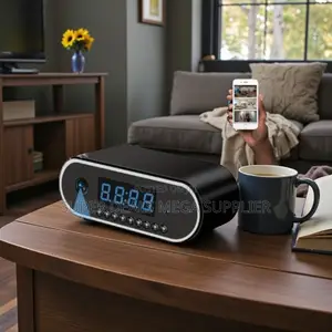 Wifi Table Clock 1080p Full Hd Hidden Spy Camera for Remote Monitoring