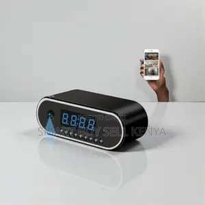 Wifi Table Clock Hidden Spy Camera With Motion Detection