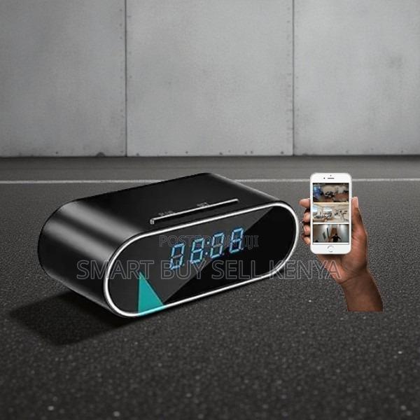 Long Term Reliability Wifi Table Clock Hidden Spy Camera