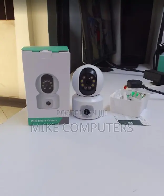 Dual Lens Security Camera, 1080p 4mp Camera 360°Ptz