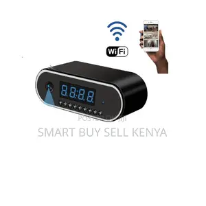Super Quality Wifi Table Clock Hidden Spy Camera for Home Security