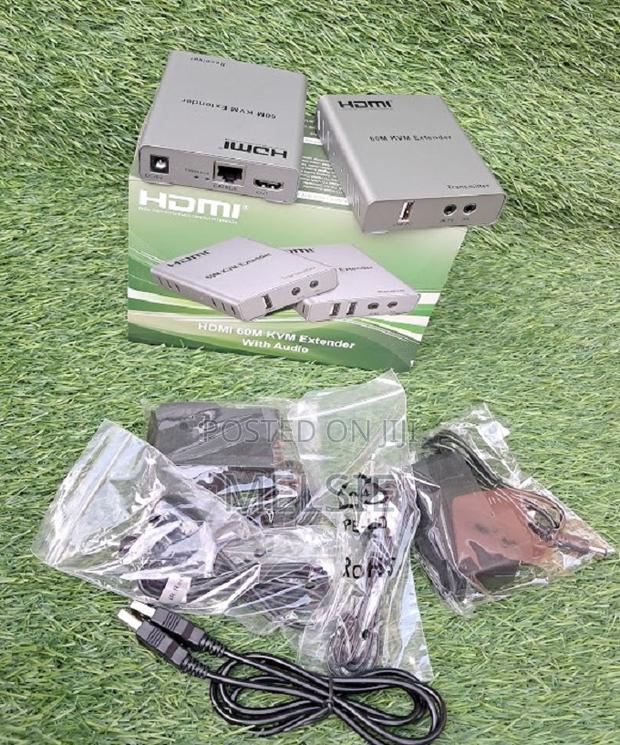 Hdmi KVM Extender 60m Over Cat 5e|6|7 Cable KVM Extender