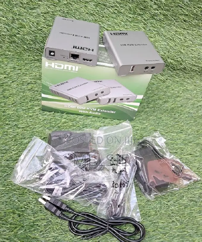 Hdmi KVM Extender 60m Over Cat 5e|6|7 Cable KVM Extender