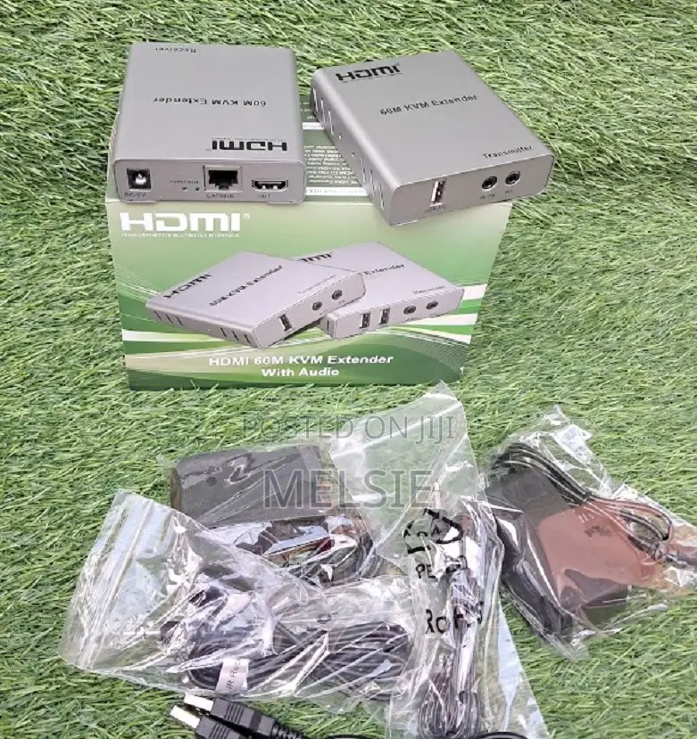 Single Cat5e/6/7 Cable Up to 60 Meters Hdmi KVM Extender
