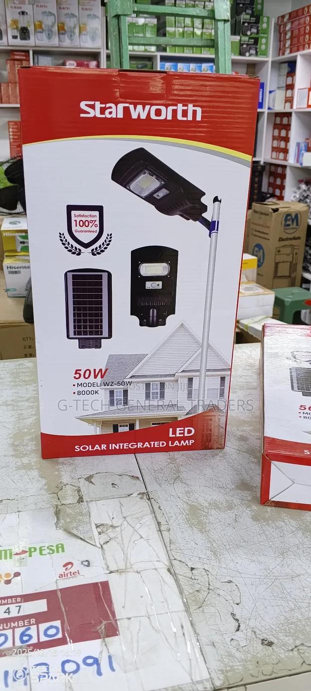 Solar Integrated All Weathered Street Light System 50w - main view