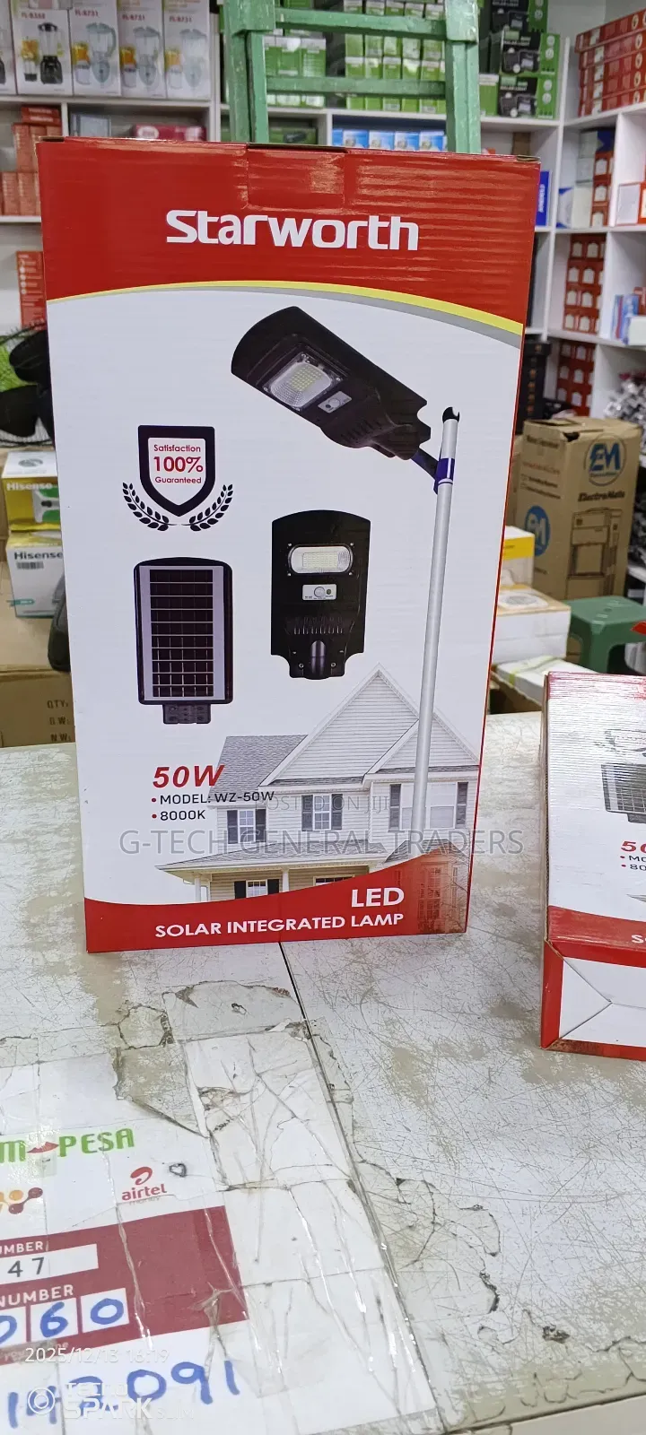 Solar Integrated All Weathered Street Light System 50w