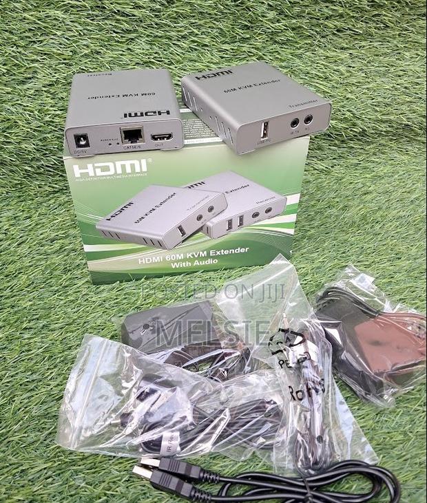Easy Remote Control 60m Hdmi KVM Extender With Full Hd Support and Usb