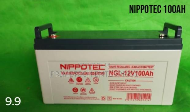 Nippotec Solar Battery 100ah 12volts (New Best)