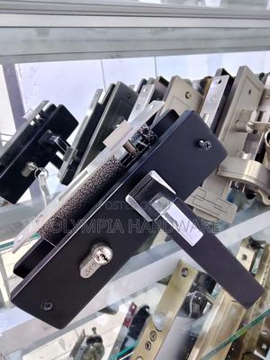 G.J.S Square Door Lock (Black) - thumbnail 2