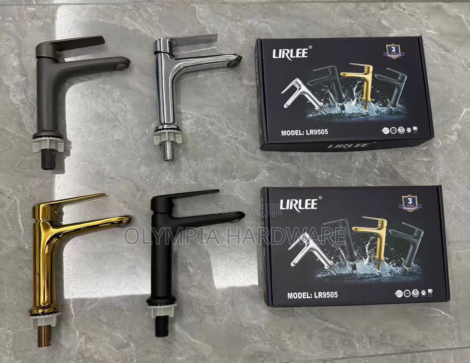 Wash Hand Basin Taps ( Gold, Black, Silver and Grey