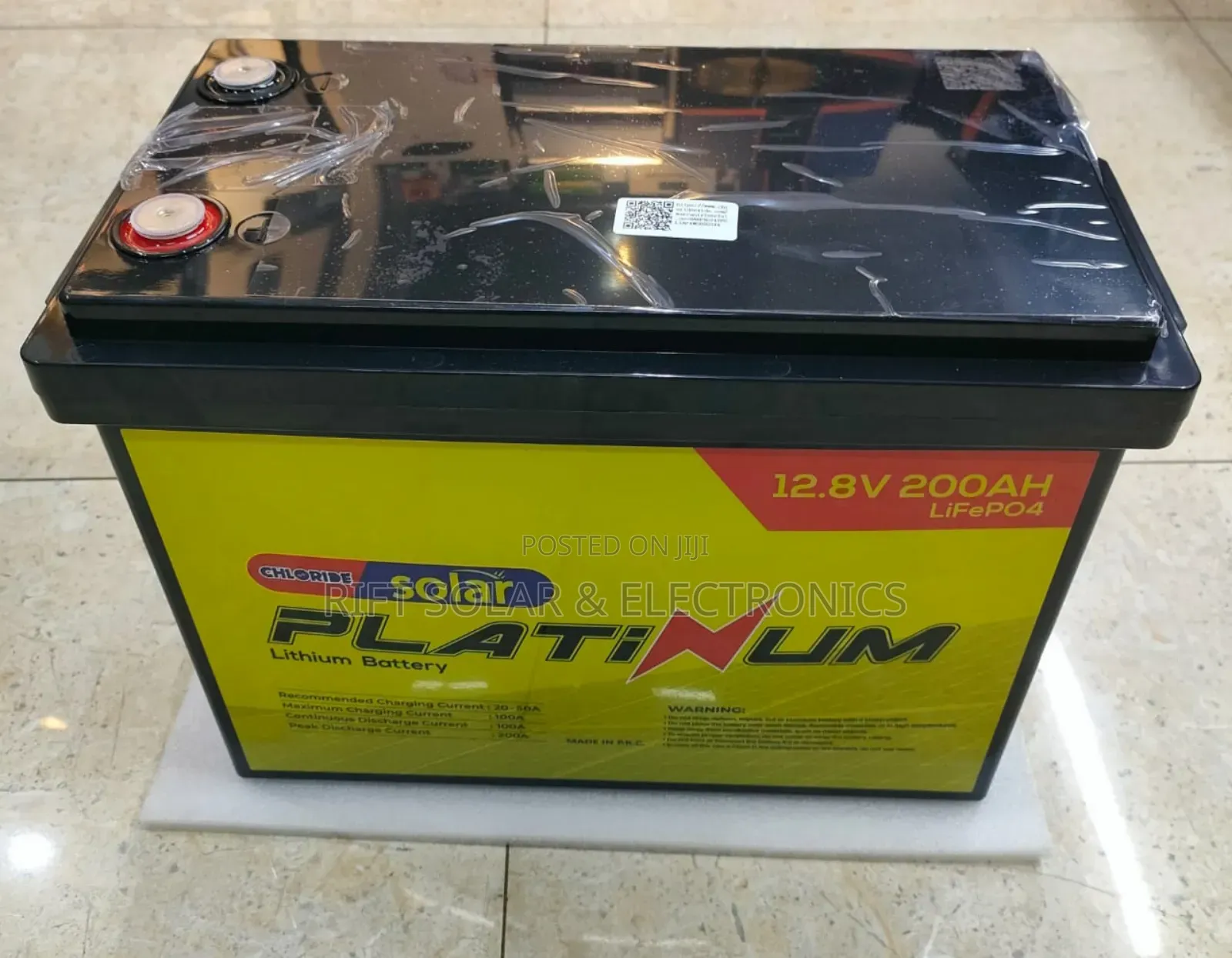 200ah -12v Lithium Ion Solar Battery Lifepo4 8 Years Warranty