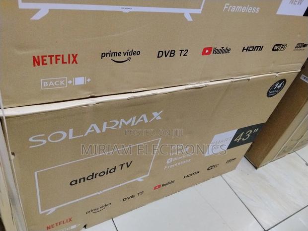 Solarmax 43" Smart Android Led Tv FHD Frameless - main view
