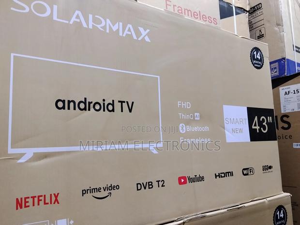 Solarmax 43" Smart Android Led Tv FHD Frameless - thumbnail 4
