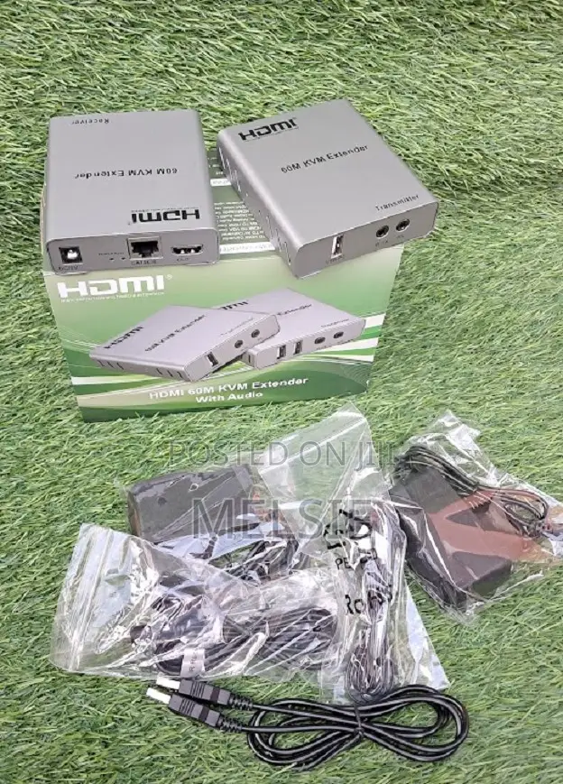 60m Usb KVM Hdmi Extender ,With 1080p R/L Audio by Cat5e Cat6