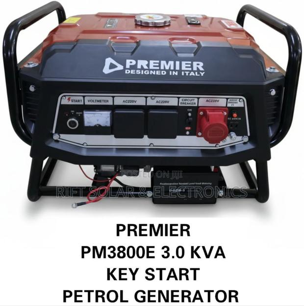 Premier Pm3800e Keystart Petrol Engine Generator 3.0kva - main view