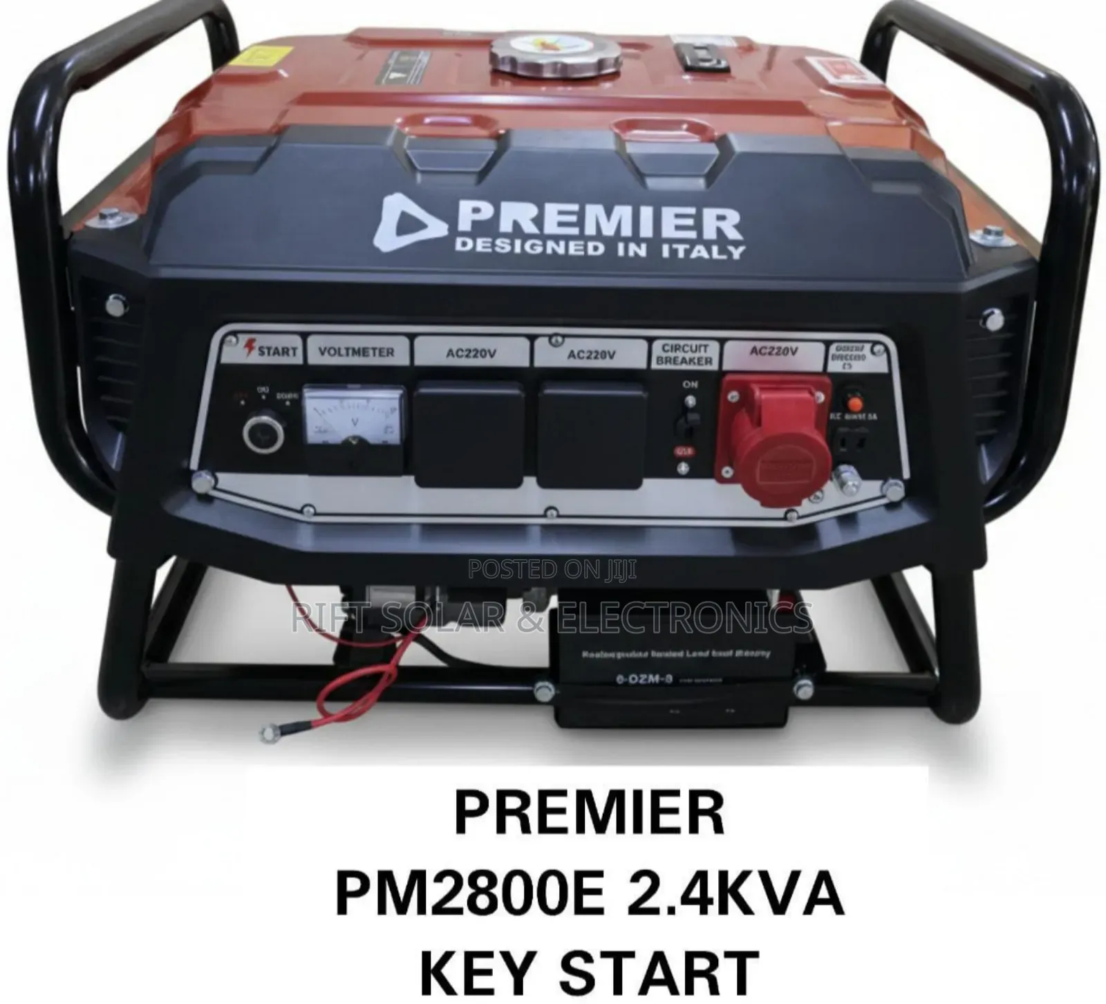 Premier Pm2800e 2.4kva Pure Cooper Commercial Petrol Engine Generator