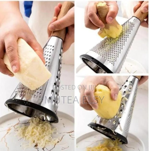 Silver 3 Sided Grater - main view