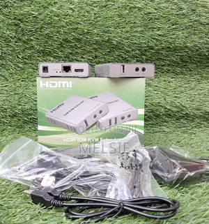 Cat5e Cat6 Rj45 Ethernet Cable Transmitter Receiver Audio 60m Usb KVM