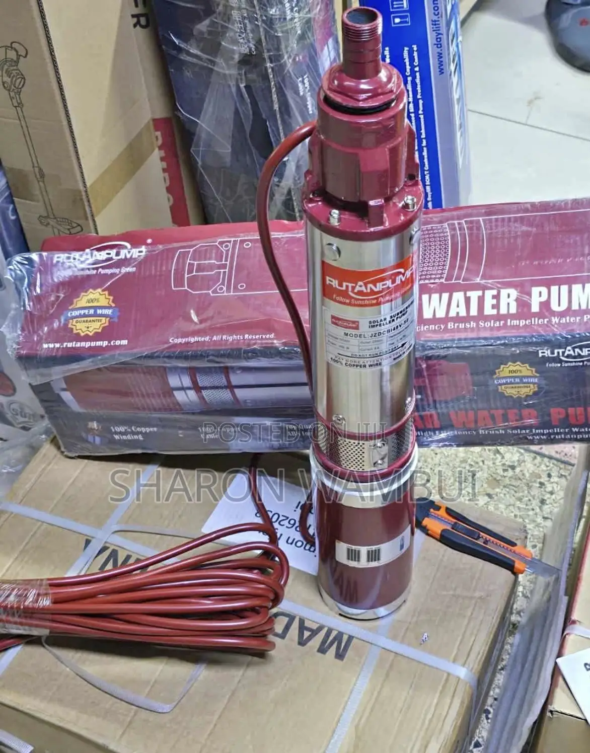 Solar Submersible Pump Rutan 400w / Rutan Solar Pump