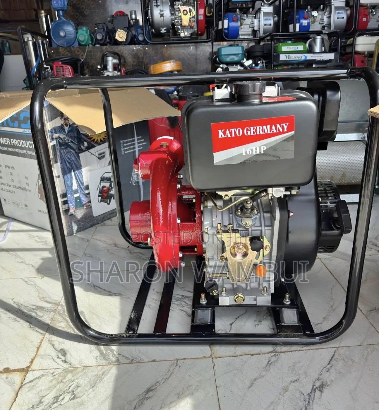 16hp Diesel 3 Inch / Diesel Water Pump 16 Hp High Pressure