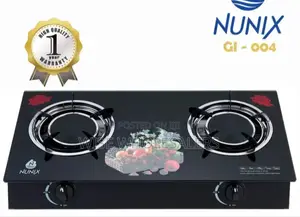 Nunix Infrared Energy Gas Saving Burner With Tampered Glass Top